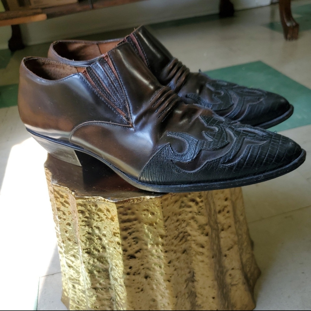 Incredible Vintage Brazillian Leather Booties
